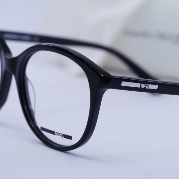 Alexander McQueen AM0452O 001 Glasses - US Final Price! McQ by Alexander McQueen MQ0275O 001 Black Eyeglasses 53mm